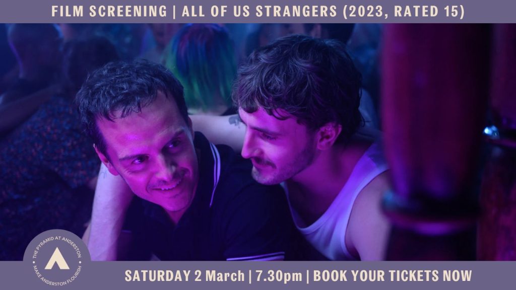 All of Us Strangers, Paul Mescal and Andrew Scott, film screening March 2024, Glasgow